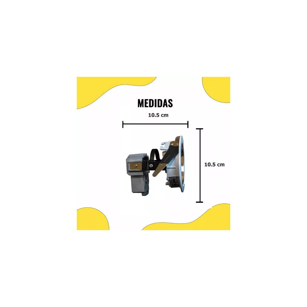 Empotrado 7006 Blanco MR16 Aluminio Pintado – Laiting